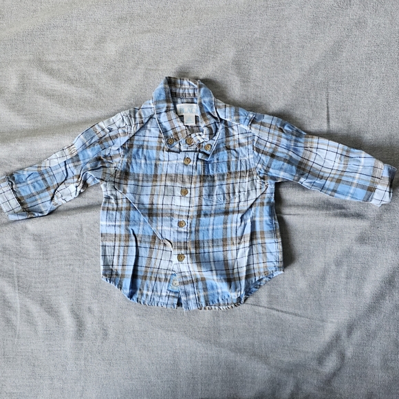 The Children's Place | 3-Piece Overalls, Shirt and Sweater Set - Picture 2 of 13